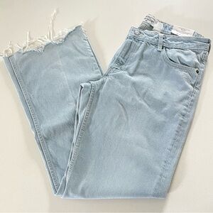 H&M 90s Flare Low Jeans Pale Denim Blue